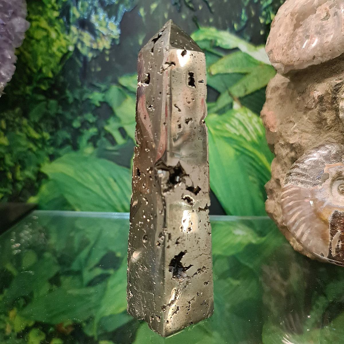 Pyrite Geo Obelisk