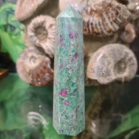 Ruby Fuchsite Point