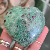 Ruby Fuchsite Heart