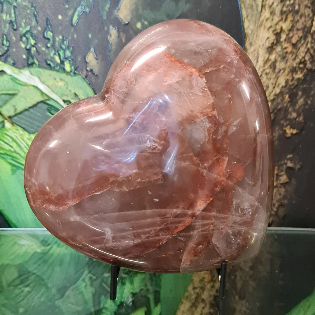 Fire Quartz Heart