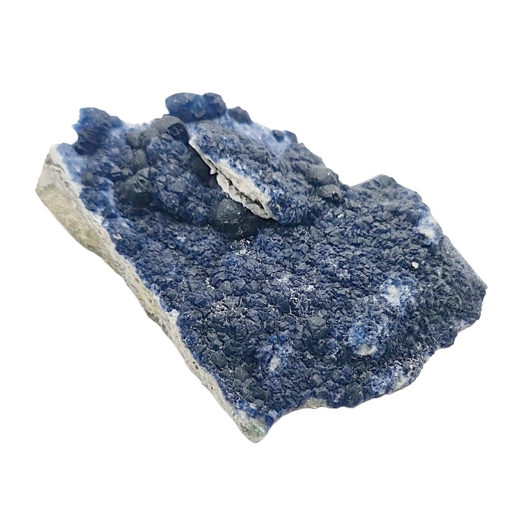 Blue Fluorite & Snow Quartz