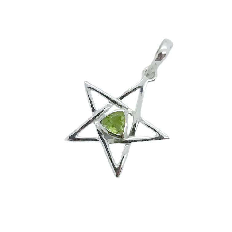 Peridot Star Pendant