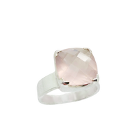 Pia - Rose quartz Ring