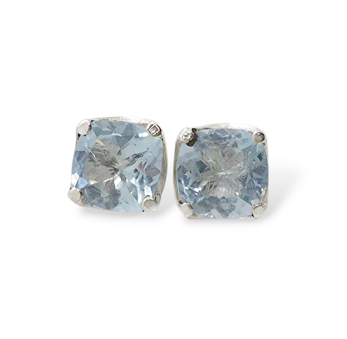 Aquamarine Stud Earrings