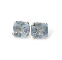 Aquamarine Stud Earrings