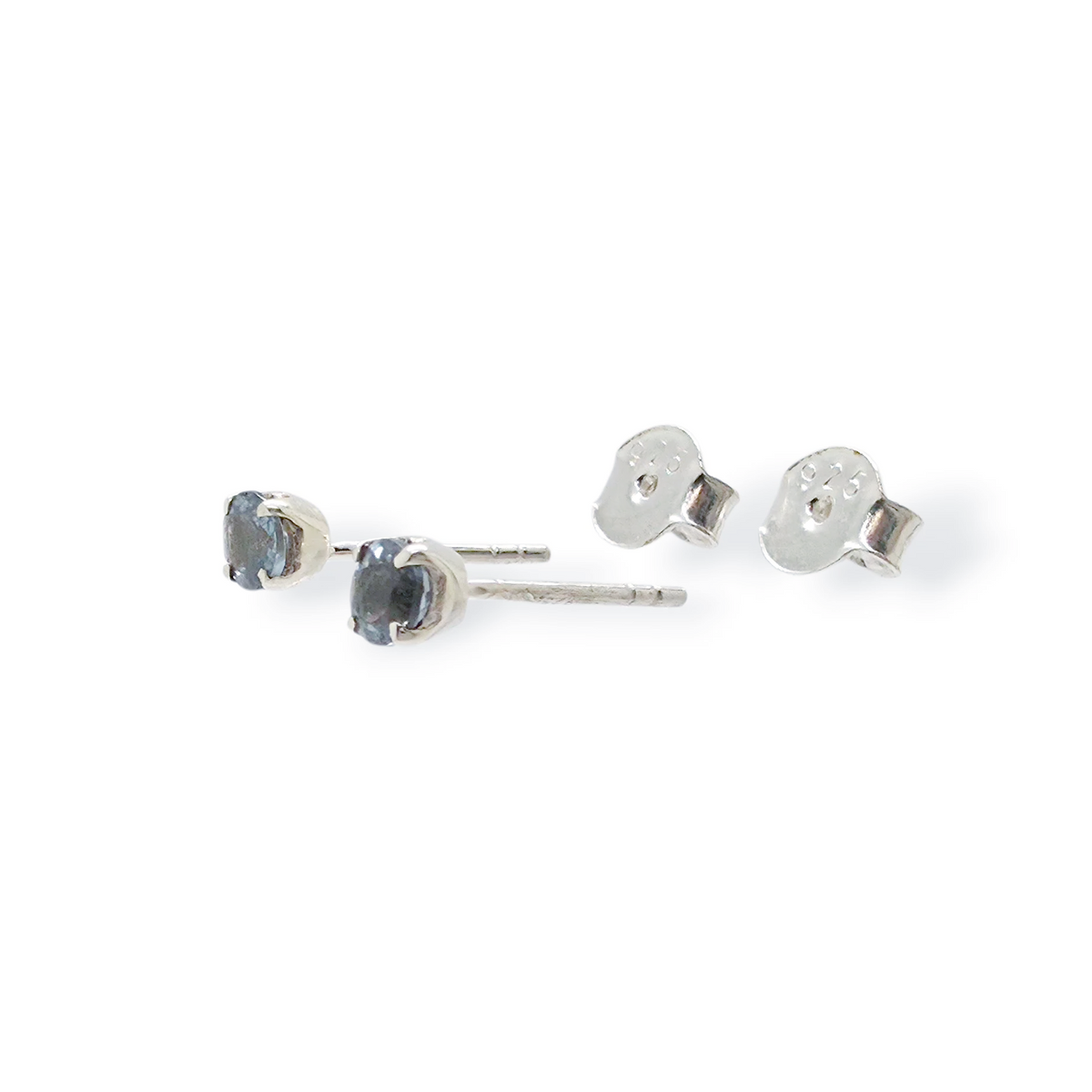 Aquamarine Stud Earrings