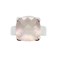 Pia - Rose quartz Ring