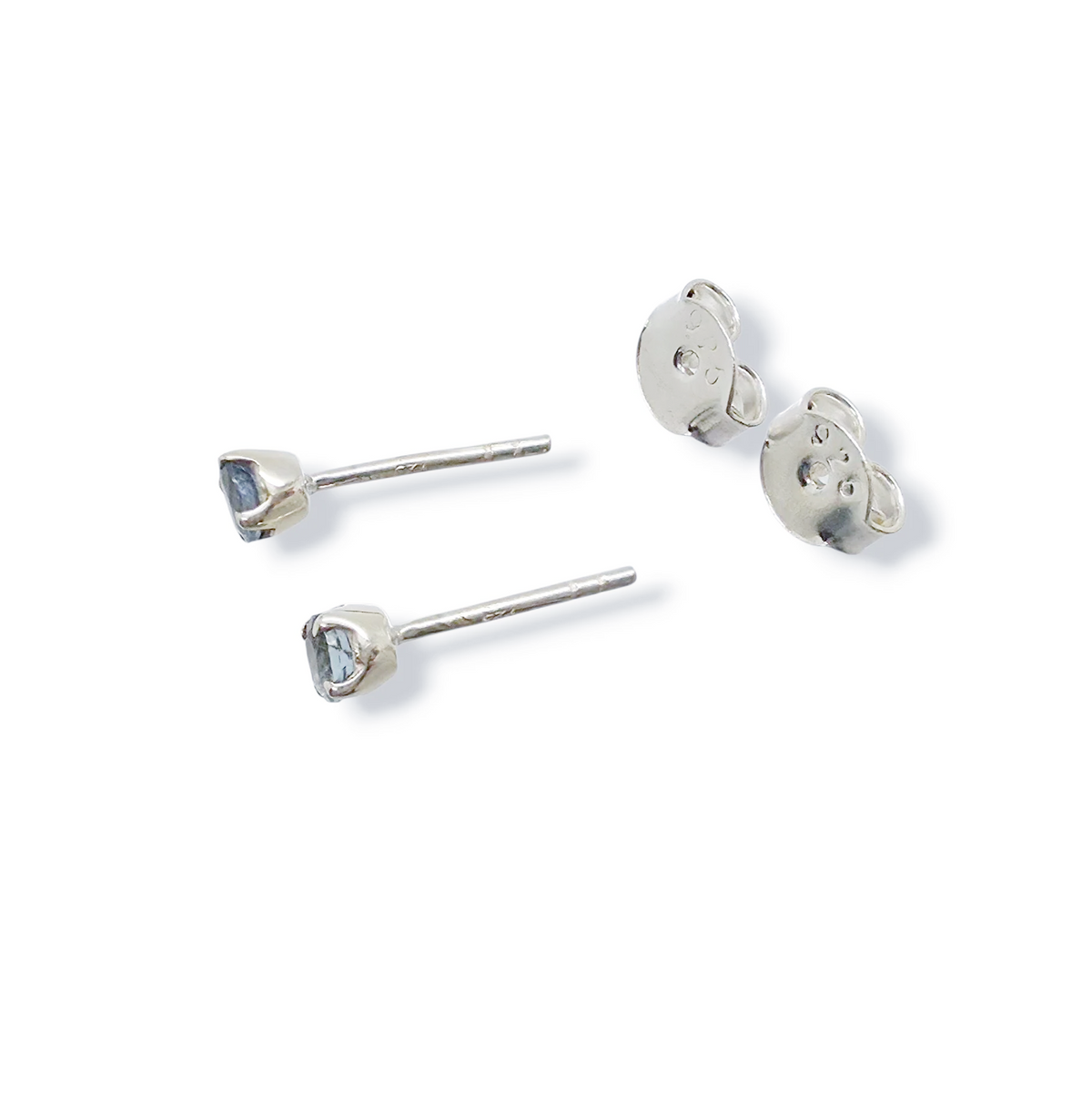 Aquamarine Stud Earrings