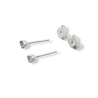 Aquamarine Stud Earrings