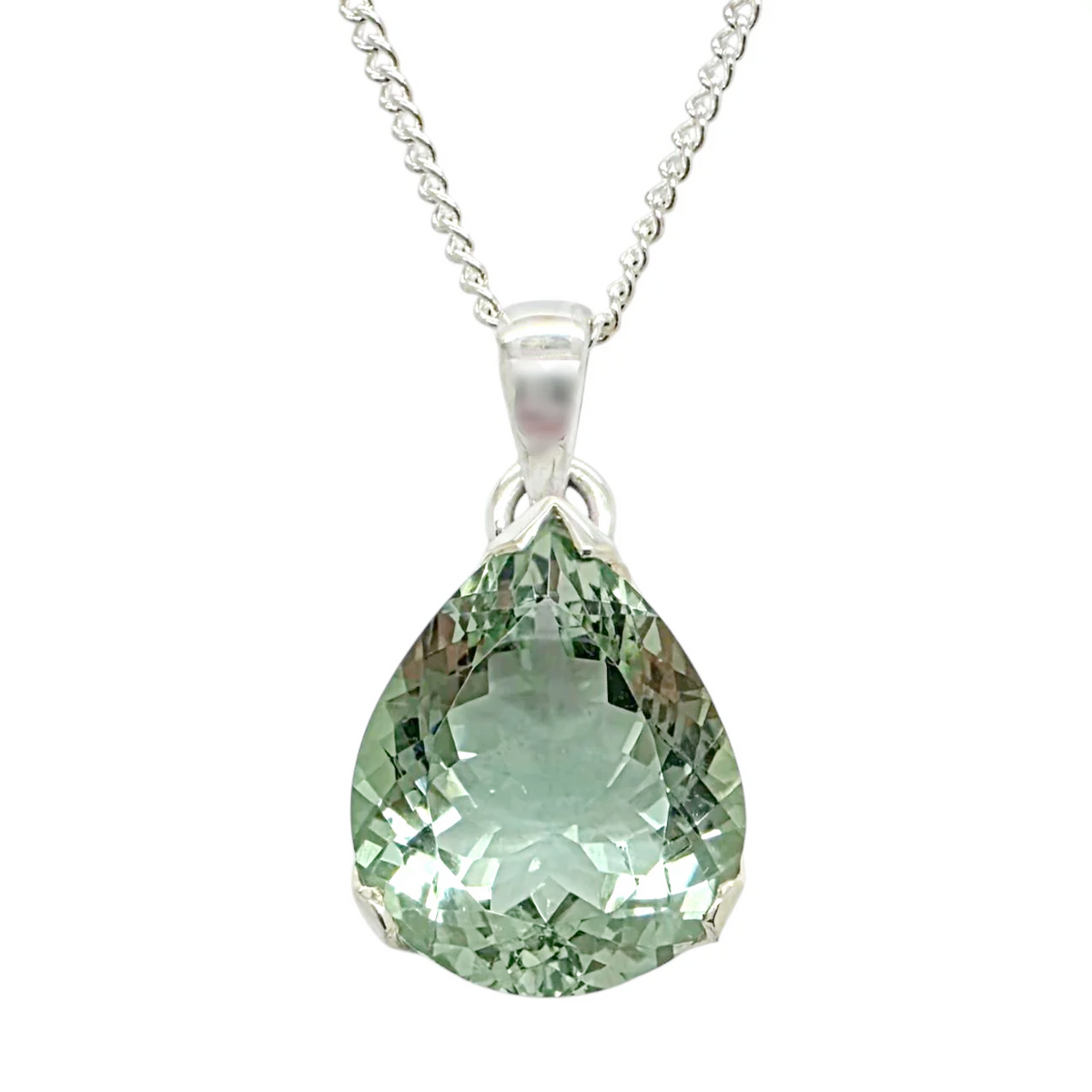 Green Amethyst Pendant
