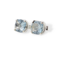 Aquamarine Stud Earrings