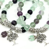 Fluorite "Tree of life" Bracelet