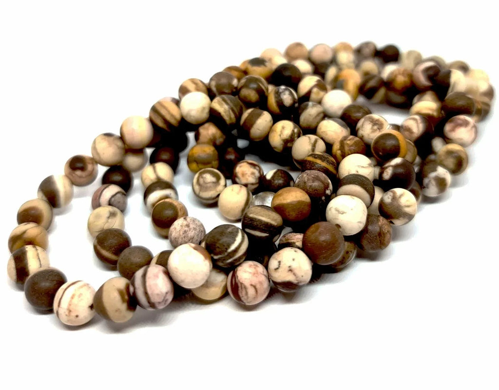 Zebra Stone Bracelet 8mm