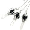 Obsidian Spinning Merkaba Pendulum