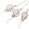 Rose Quartz Spinning Merkaba Pendulum