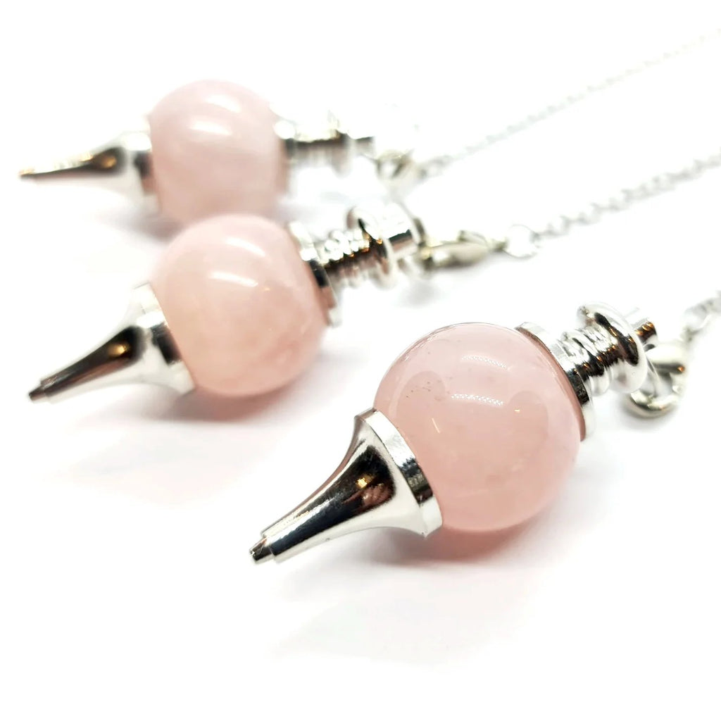 Rose Quartz Sphere Pendulum