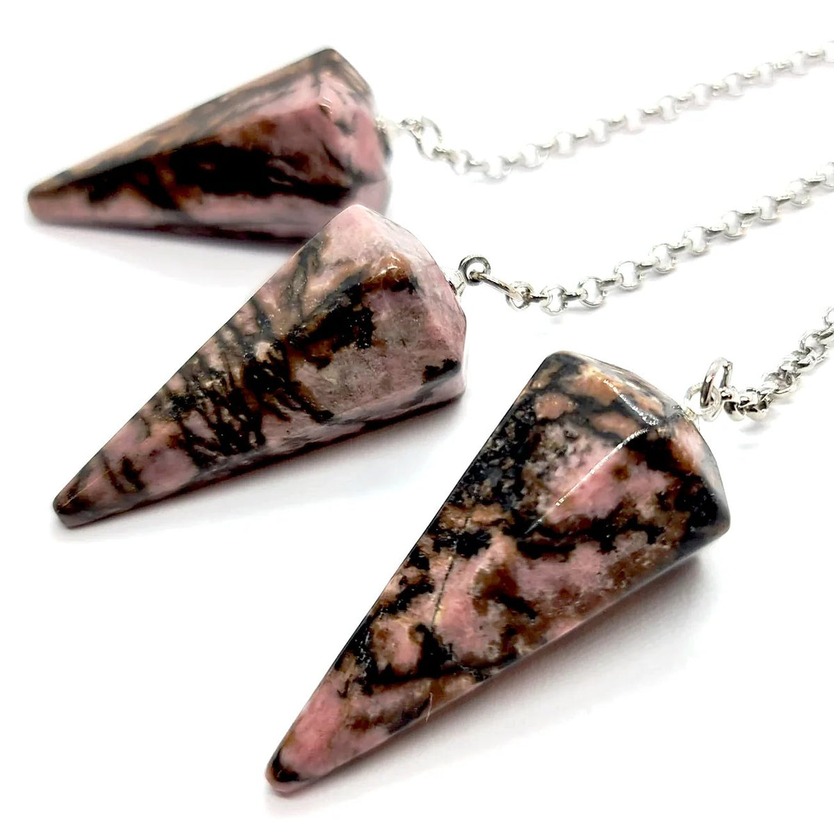 Rhodonite Pendulum