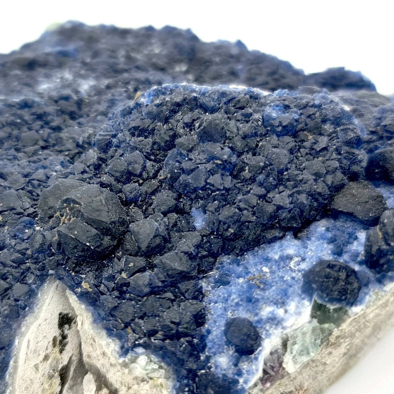 Blue Fluorite & Snow Quartz
