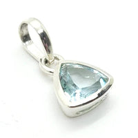 Blue Topaz Trillion Pendant