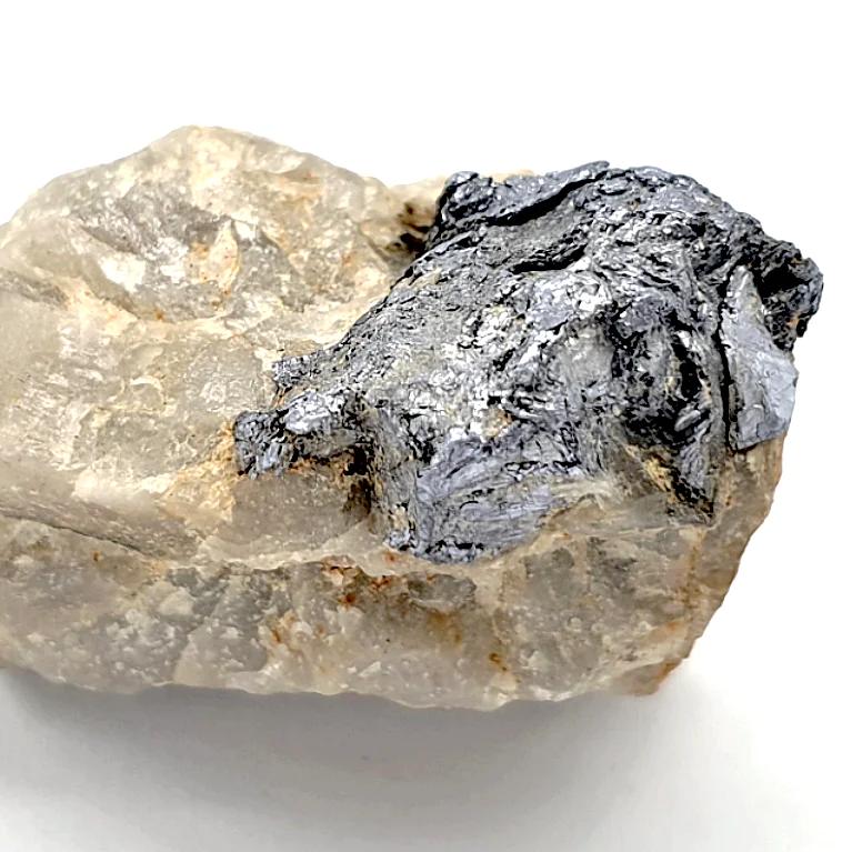 Molybdenite on Quartz Cluster