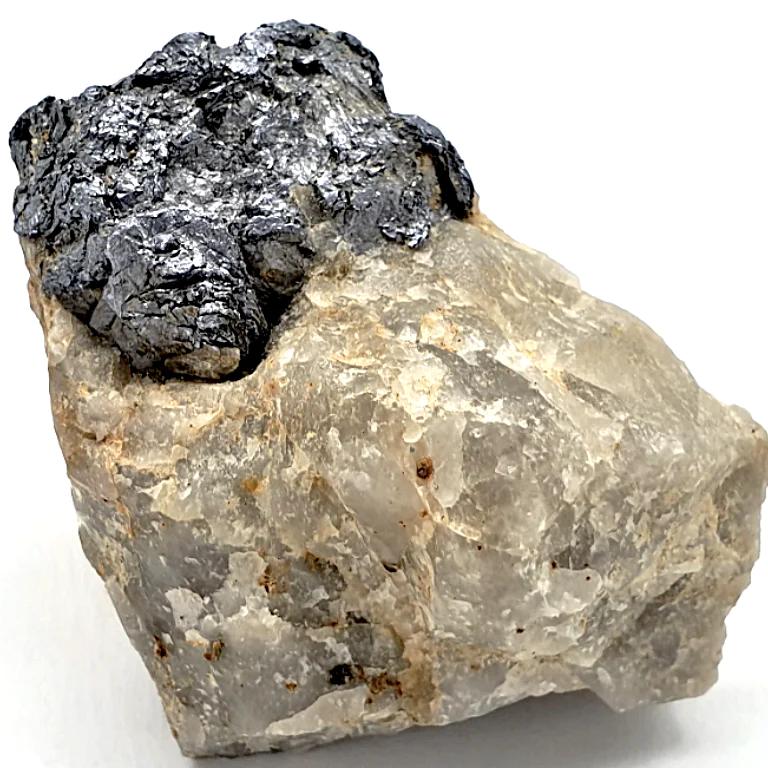 Molybdenite on Quartz Cluster